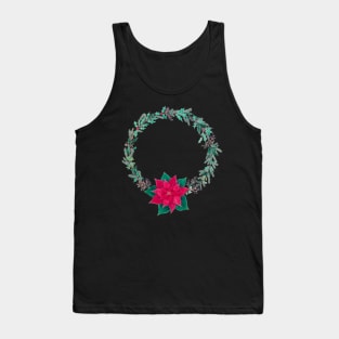 Holiday Christmas Wreath Tank Top